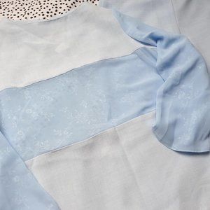 Womens Blue and White Suit